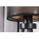 Duolla - Lámpara de mesa WOOD BOHO 1xE27/15W/230V negro/beige