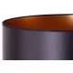Duolla - Lámpara de pie CANNES 1xE27/15W/230V 45 cm negro/cobre