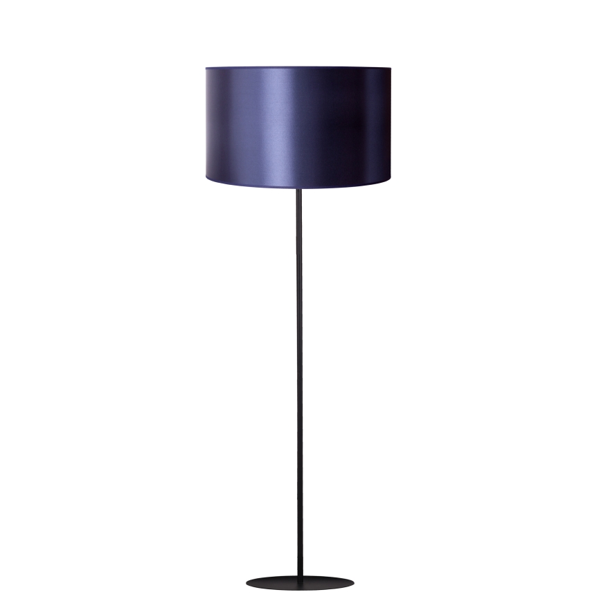 Duolla - Lámpara de pie CANNES 1xE27/15W/230V diá. 45 cm morado/plata/negro