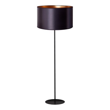 Duolla - Lámpara de pie CANNES 1xE27/15W/230V diá. 45 cm negro/cobre