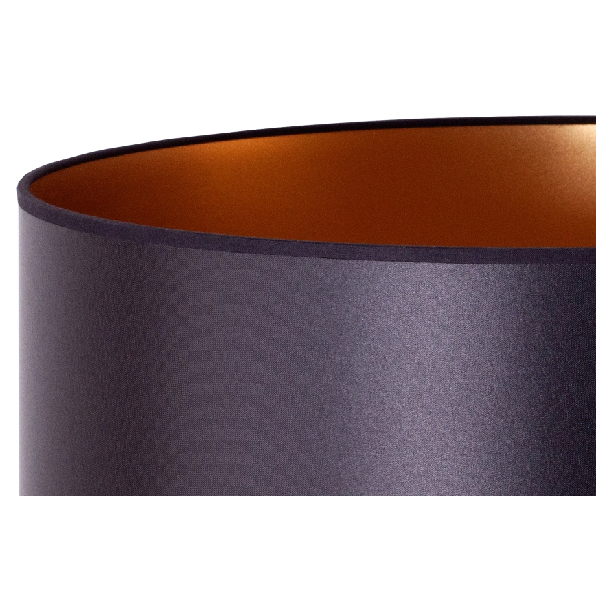 Duolla - Lámpara de pie CANNES 1xE27/15W/230V diá. 45 cm negro/cobre