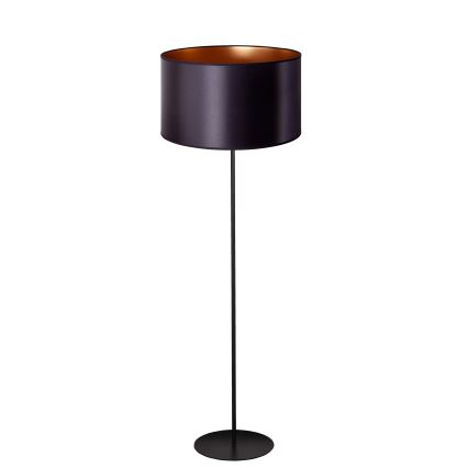 Duolla - Lámpara de pie CANNES 1xE27/15W/230V diá. 45 cm negro/cobre