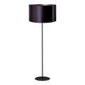 Duolla - Lámpara de pie CANNES 1xE27/15W/230V diá. 45 cm negro/plata
