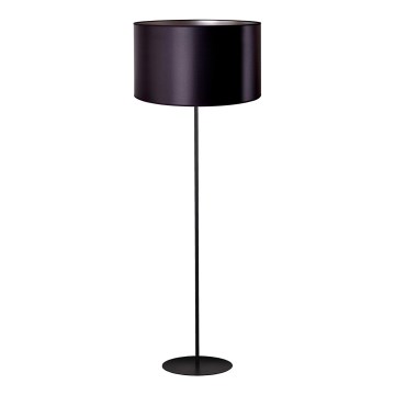 Duolla - Lámpara de pie CANNES 1xE27/15W/230V diá. 45 cm negro/plata