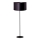 Duolla - Lámpara de pie CANNES 1xE27/15W/230V diá. 45 cm negro/plata