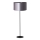 Duolla - Lámpara de pie CANNES 1xE27/15W/230V diá. 45 cm plata/negro