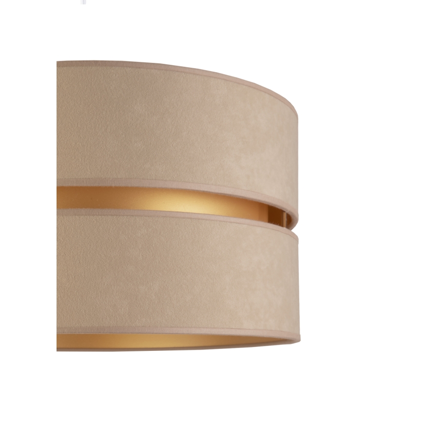 Duolla - Lámpara de pie DUO 1xE27/60W/230V diá. 44 cm beige/blanco