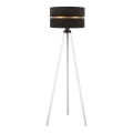 Duolla - Lámpara de pie DUO 1xE27/60W/230V diá. 44 cm negro/blanco
