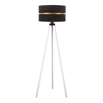Duolla - Lámpara de pie DUO 1xE27/60W/230V diá. 44 cm negro/blanco