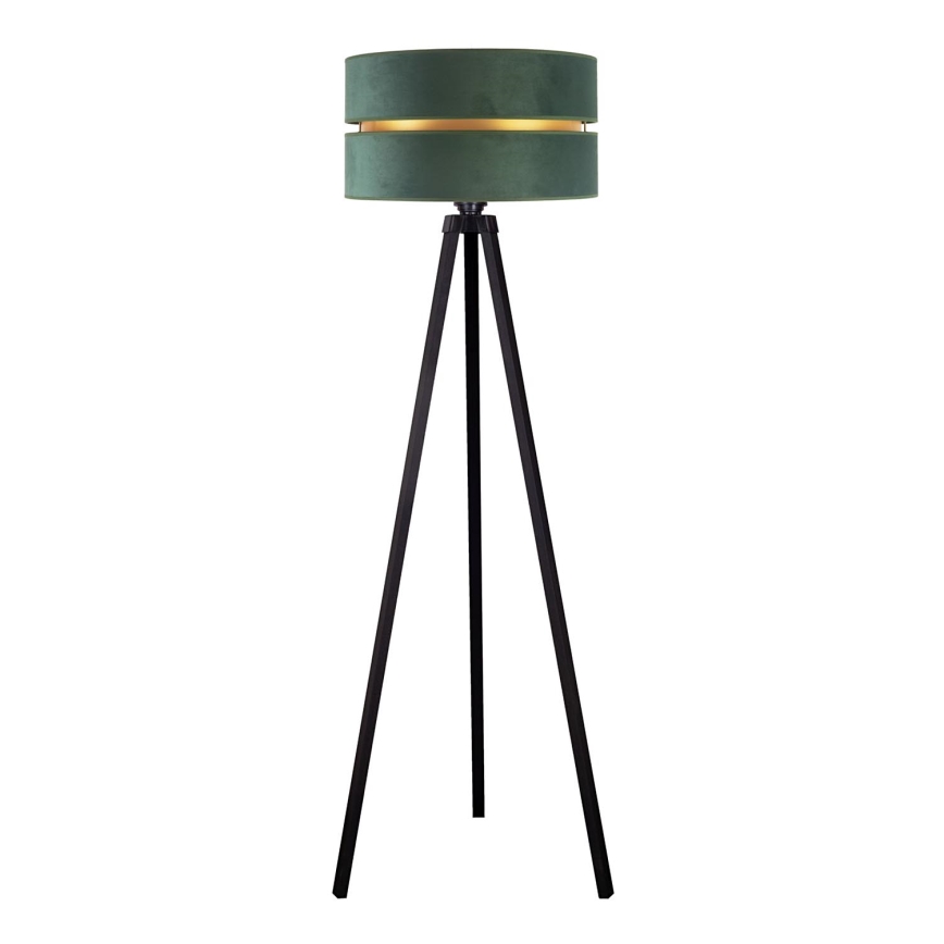 Duolla - Lámpara de pie DUO 1xE27/60W/230V diá. 44 cm verde/wenge