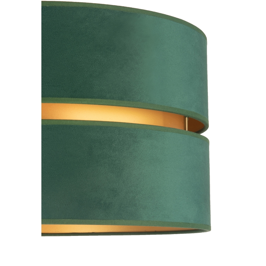 Duolla - Lámpara de pie DUO 1xE27/60W/230V diá. 44 cm verde/wenge