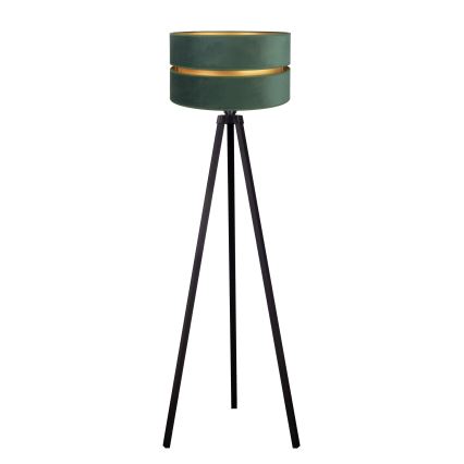 Duolla - Lámpara de pie DUO 1xE27/60W/230V diá. 44 cm verde/wenge