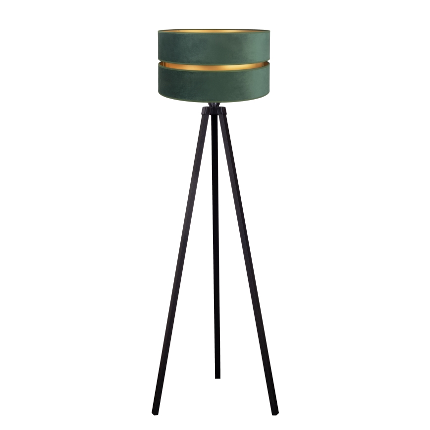 Duolla - Lámpara de pie DUO 1xE27/60W/230V diá. 44 cm verde/wenge