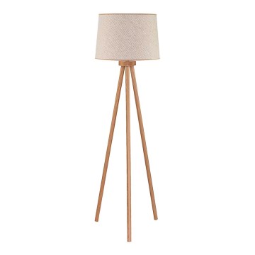Duolla - Lámpara de pie ECHO 1xE27/40W/230V diá. 45 cm beige