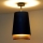 Duolla - Lámpara de techo BELL SHINY 1xE27/15W/230V diá. 25 cm azul/cobre