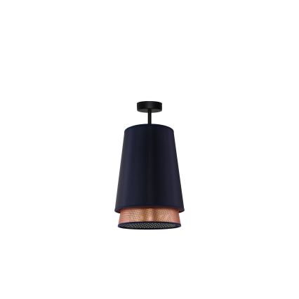 Duolla - Lámpara de techo BELL SHINY 1xE27/15W/230V diá. 25 cm azul/cobre