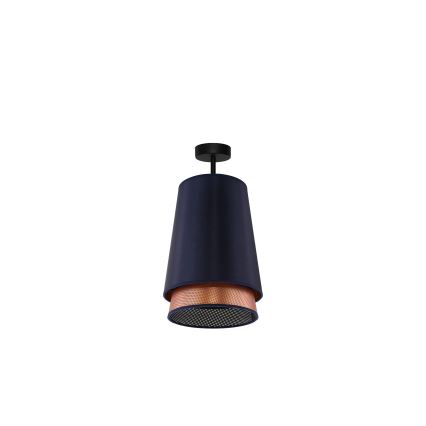 Duolla - Lámpara de techo BELL SHINY 1xE27/15W/230V diá. 25 cm azul/cobre