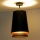 Duolla - Lámpara de techo BELL SHINY 1xE27/15W/230V diá. 25 cm negro/cobre