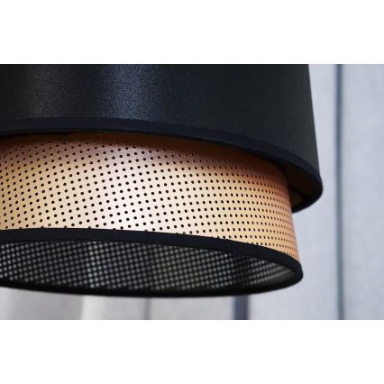 Duolla - Lámpara de techo BELL SHINY 1xE27/15W/230V diá. 25 cm negro/cobre