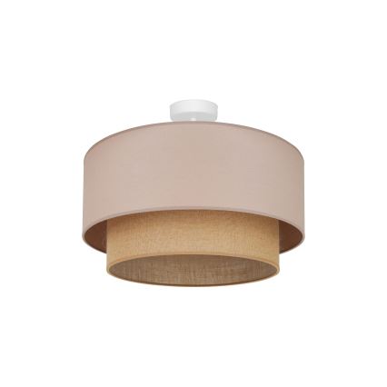 Duolla - Lámpara de techo  BOHO 1xE27/15W/230V diá. 45 cm beige/marrón