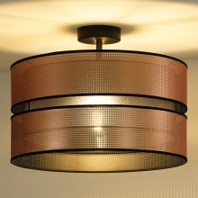 Duolla - Lámpara de techo COPPER SHINY 1xE27/15W/230V cobre/negro