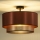Duolla - Lámpara de techo COPPER SHINY 1xE27/15W/230V diá. 45 cm cobre