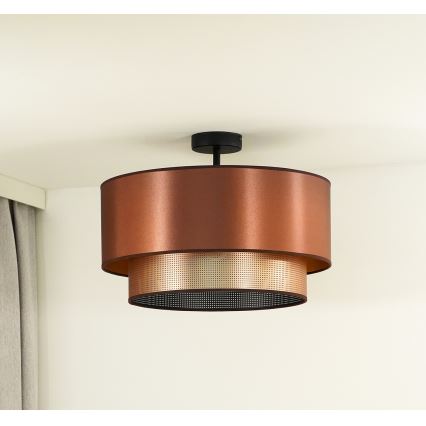 Duolla - Lámpara de techo COPPER SHINY 1xE27/15W/230V diá. 45 cm cobre