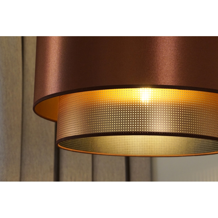 Duolla - Lámpara de techo COPPER SHINY 1xE27/15W/230V diá. 45 cm cobre