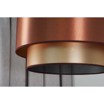 Duolla - Lámpara de techo COPPER SHINY 1xE27/15W/230V diá. 45 cm cobre
