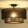 Duolla - Lámpara de techo COPPER SHINY 1xE27/15W/230V diá. 45 cm marrón/cobre