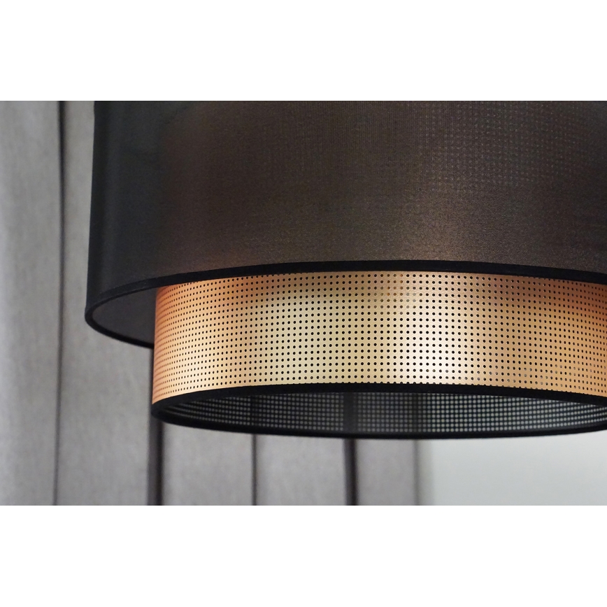 Duolla - Lámpara de techo COPPER SHINY 1xE27/15W/230V diá. 45 cm marrón/cobre