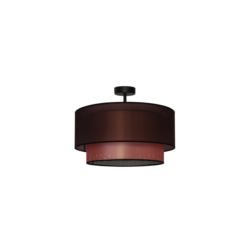 Duolla - Lámpara de techo COPPER SHINY 1xE27/15W/230V diá. 45 cm marrón/cobre