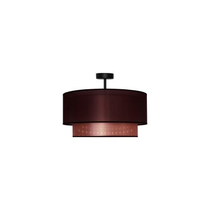 Duolla - Lámpara de techo COPPER SHINY 1xE27/15W/230V diá. 45 cm marrón/cobre