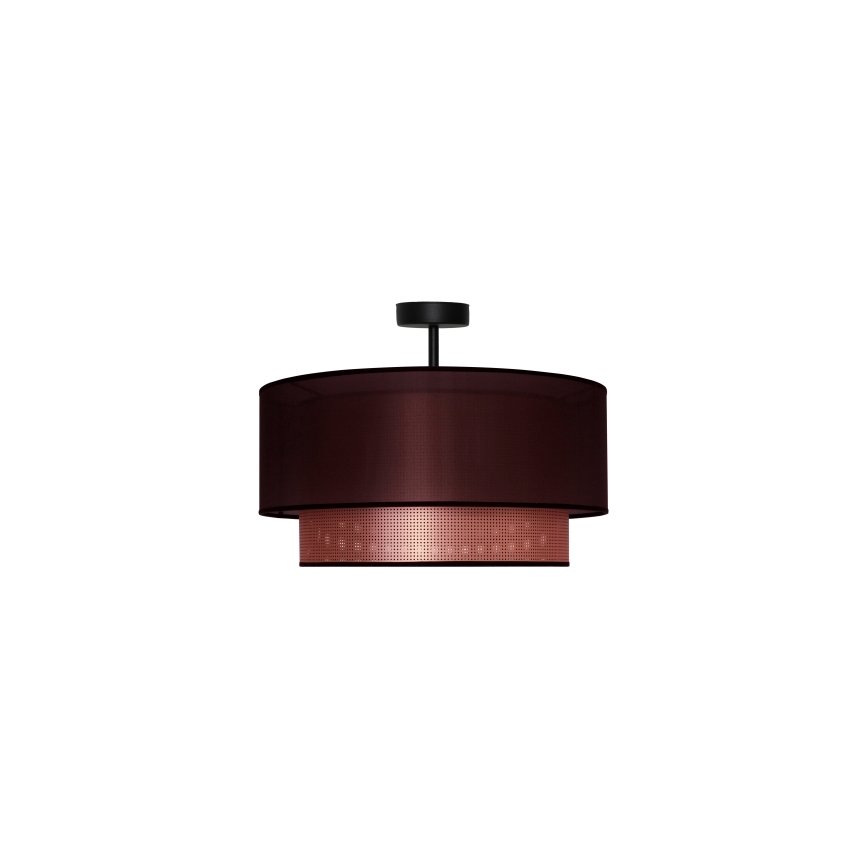 Duolla - Lámpara de techo COPPER SHINY 1xE27/15W/230V diá. 45 cm marrón/cobre