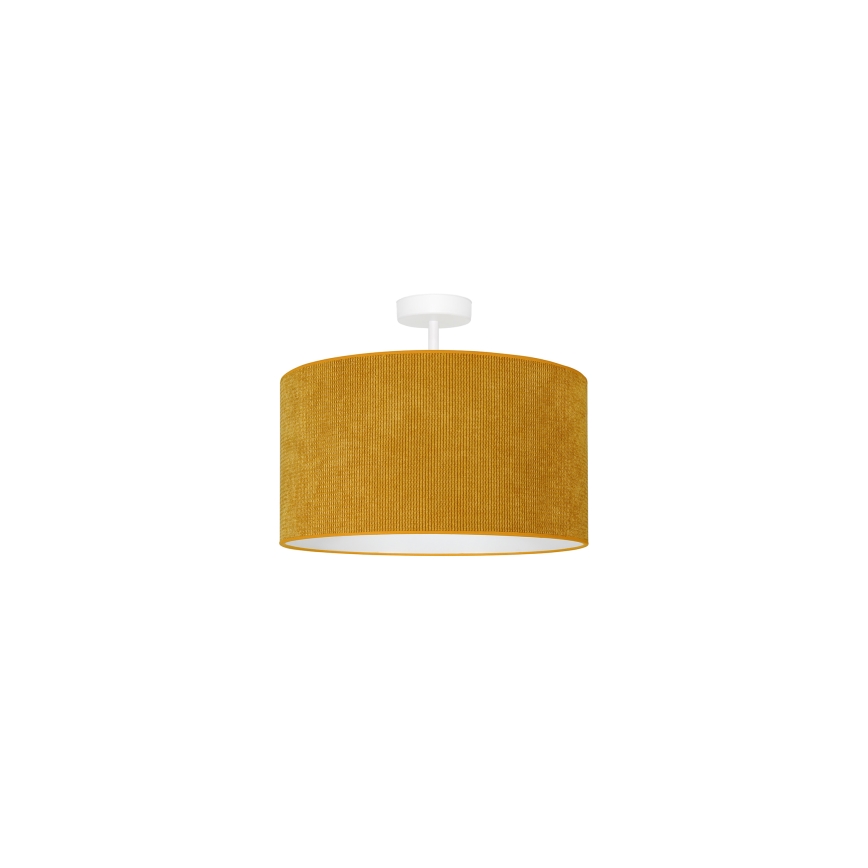 Duolla - Lámpara de techo CORDUROY 1xE27/15W/230V diá. 40 cm amarillo