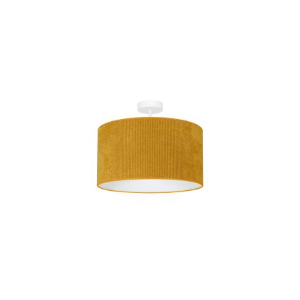 Duolla - Lámpara de techo CORDUROY 1xE27/15W/230V diá. 40 cm amarillo