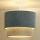 Duolla - Lámpara de techo CORDUROY 1xE27/15W/230V diá. 40 cm azul/beige