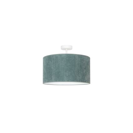 Duolla - Lámpara de techo CORDUROY 1xE27/15W/230V diá. 40 cm azul claro