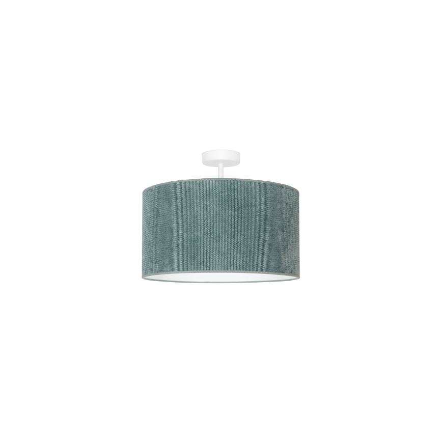 Duolla - Lámpara de techo CORDUROY 1xE27/15W/230V diá. 40 cm azul claro