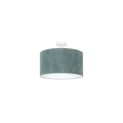 Duolla - Lámpara de techo CORDUROY 1xE27/15W/230V diá. 40 cm azul claro