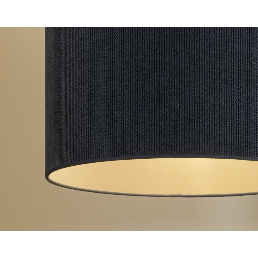 Duolla - Lámpara de techo CORDUROY 1xE27/15W/230V diá. 40 cm azul oscuro