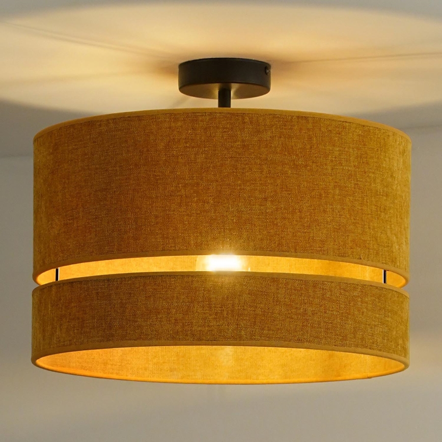 Duolla - Lámpara de techo DOUBLE 1xE27/15W/230V diá. 40 cm naranja