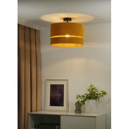 Duolla - Lámpara de techo DOUBLE 1xE27/15W/230V diá. 40 cm naranja