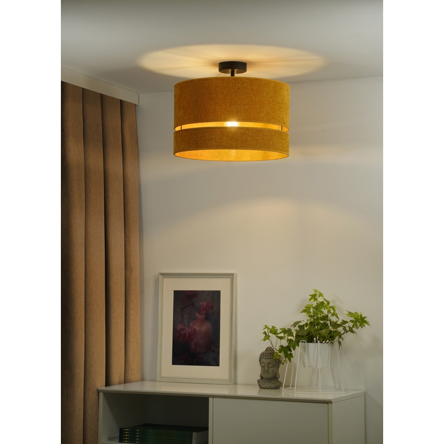 Duolla - Lámpara de techo DOUBLE 1xE27/15W/230V diá. 40 cm naranja