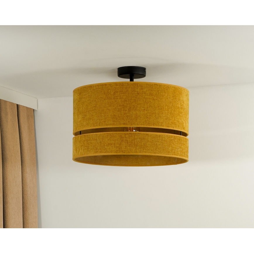 Duolla - Lámpara de techo DOUBLE 1xE27/15W/230V diá. 40 cm naranja
