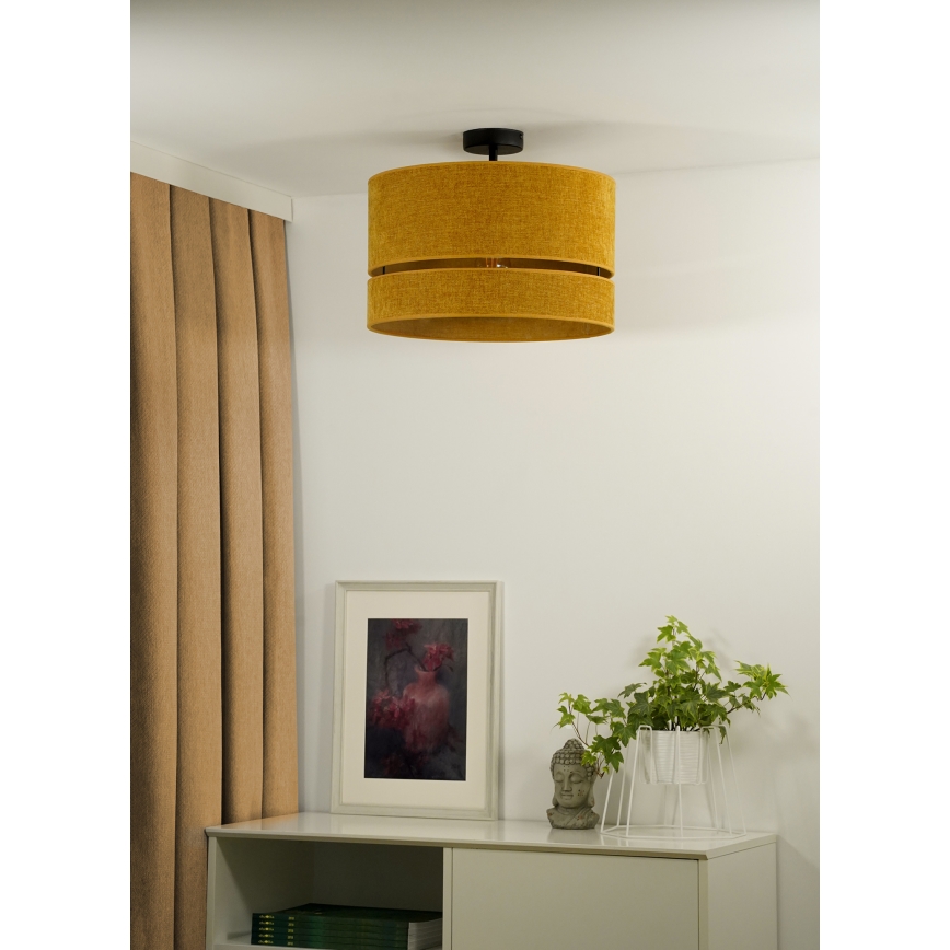Duolla - Lámpara de techo DOUBLE 1xE27/15W/230V diá. 40 cm naranja