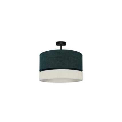 Duolla - Lámpara de techo DOUBLE 1xE27/15W/230V diá. 40 cm verde/gris