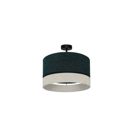 Duolla - Lámpara de techo DOUBLE 1xE27/15W/230V diá. 40 cm verde/gris