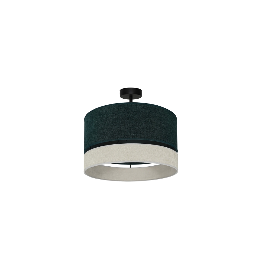 Duolla - Lámpara de techo DOUBLE 1xE27/15W/230V diá. 40 cm verde/gris