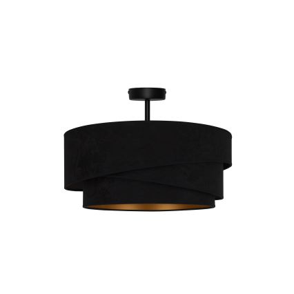 Duolla - Lámpara de techo KOBO 1xE27/15W/230V diá. 45 cm negro